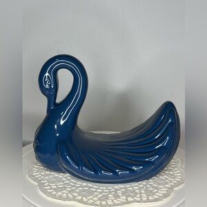 Vintage Blue Swan